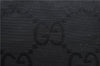 Authentic GUCCI Bamboo Tote Hand Bag Nylon Leather 0021010 Black 6749D