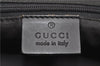 Authentic GUCCI Bamboo Tote Hand Bag Nylon Leather 0021010 Black 6749D