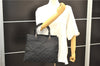 Authentic GUCCI Bamboo Tote Hand Bag Nylon Leather 0021010 Black 6749D