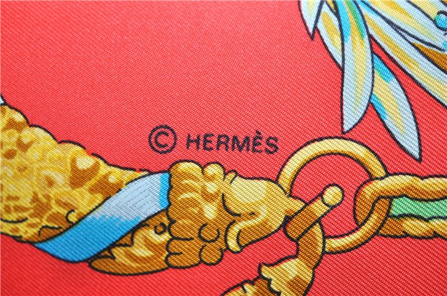 Auth HERMES Carre 90 Scarf 