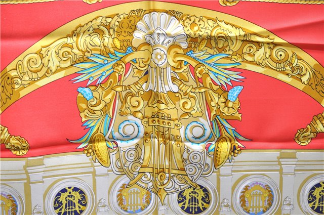 Auth HERMES Carre 90 Scarf 