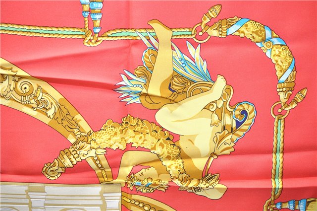 Auth HERMES Carre 90 Scarf 