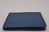 Authentic Louis Vuitton Epi Portefeuille Marco Wallet Purse Blue M60613 LV 6752I