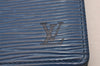 Authentic Louis Vuitton Epi Portefeuille Marco Wallet Purse Blue M60613 LV 6752I