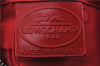 Authentic Longchamp Quadri 2Way Hand Boston Bag Leather Red 6753D