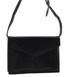 Authentic YVES SAINT LAURENT Shoulder Bag Purse Leather Black 6754D