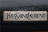 Authentic YVES SAINT LAURENT Shoulder Bag Purse Leather Black 6754D