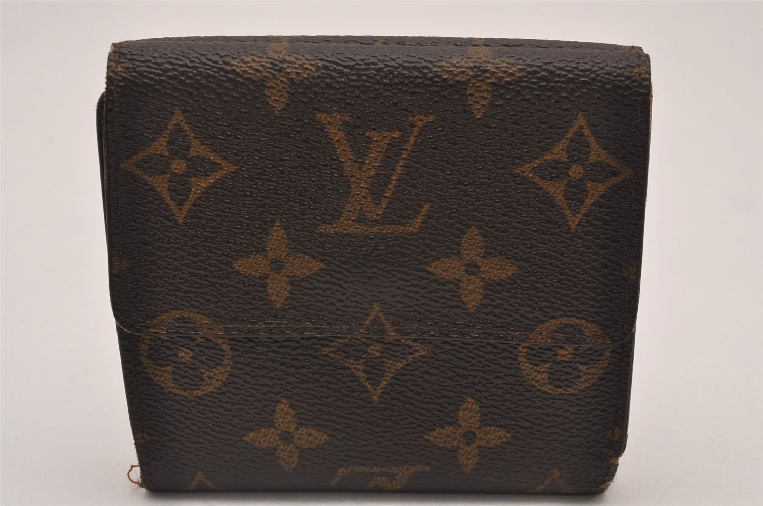 Authentic Louis Vuitton Monogram M61652 Porte Monnaie Billet Carte Credit 6754I