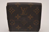 Authentic Louis Vuitton Monogram M61652 Porte Monnaie Billet Carte Credit 6754I