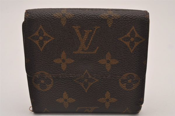 Authentic Louis Vuitton Monogram M61652 Porte Monnaie Billet Carte Credit 6754I