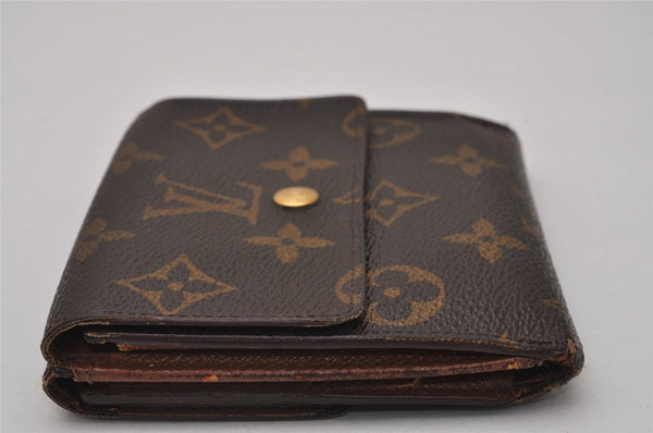 Authentic Louis Vuitton Monogram M61652 Porte Monnaie Billet Carte Credit 6754I