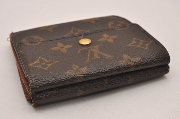 Authentic Louis Vuitton Monogram M61652 Porte Monnaie Billet Carte Credit 6754I