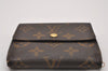 Authentic Louis Vuitton Monogram M61652 Porte Monnaie Billet Carte Credit 6754I