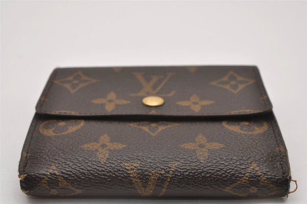Authentic Louis Vuitton Monogram M61652 Porte Monnaie Billet Carte Credit 6754I