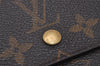 Authentic Louis Vuitton Monogram M61652 Porte Monnaie Billet Carte Credit 6754I
