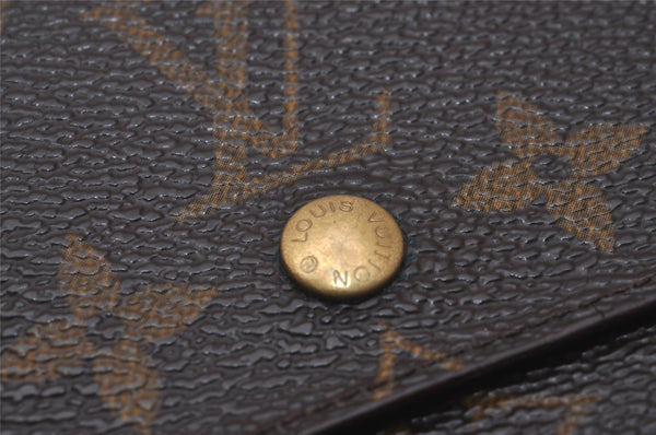 Authentic Louis Vuitton Monogram M61652 Porte Monnaie Billet Carte Credit 6754I