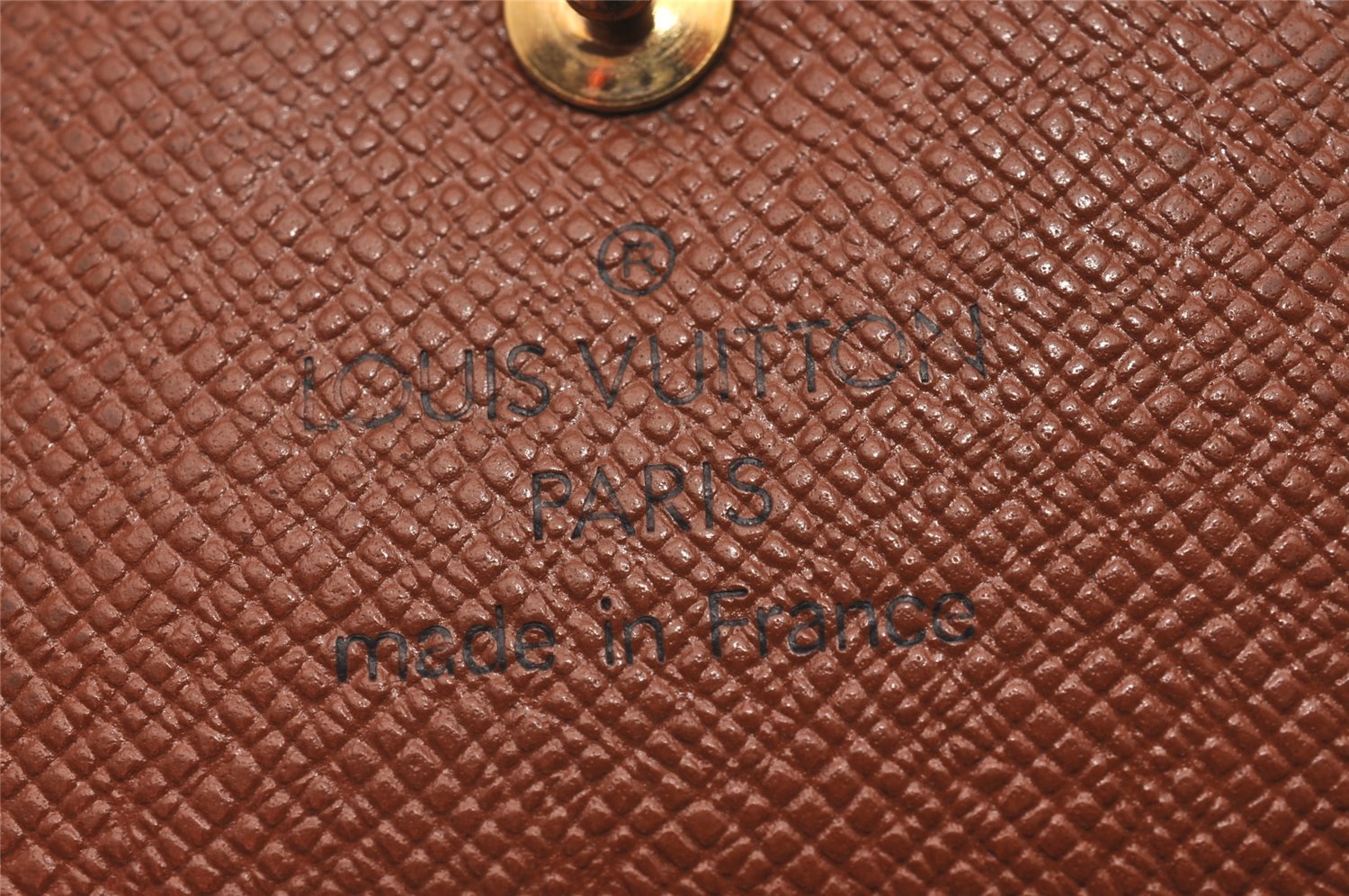 Authentic Louis Vuitton Monogram M61652 Porte Monnaie Billet Carte Credit 6754I