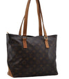 Authentic Louis Vuitton Monogram Cabas Piano Tote Bag M51148 LV 6756D