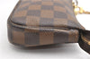 Authentic Louis Vuitton Damier Mini Pochette Accessoires Pouch N58009 LV 6757F