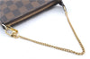Authentic Louis Vuitton Damier Mini Pochette Accessoires Pouch N58009 LV 6757F