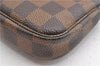 Authentic Louis Vuitton Damier Mini Pochette Accessoires Pouch N58009 LV 6757F