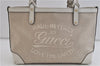 Authentic GUCCI Craft Shoulder Tote Bag Canvas Leather 269878 Beige White 6758C