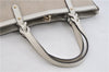 Authentic GUCCI Craft Shoulder Tote Bag Canvas Leather 269878 Beige White 6758C