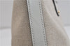 Authentic GUCCI Craft Shoulder Tote Bag Canvas Leather 269878 Beige White 6758C