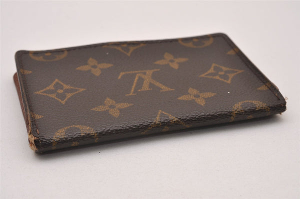 Authentic Louis Vuitton Epi Porte 2 Cartes Vertical Pass Case M60533 Brown 6758I