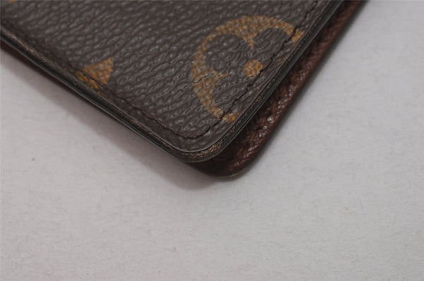 Authentic Louis Vuitton Epi Porte 2 Cartes Vertical Pass Case M60533 Brown 6758I