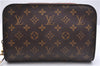 Authentic Louis Vuitton Monogram Orsay Clutch Hand Bag Purse M51790 LV 6759E