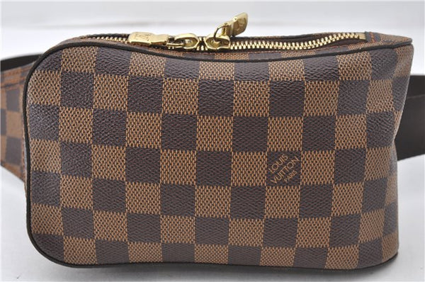 Authentic Louis Vuitton Damier Geronimos Waist Body Bag N51994 LV 6761E