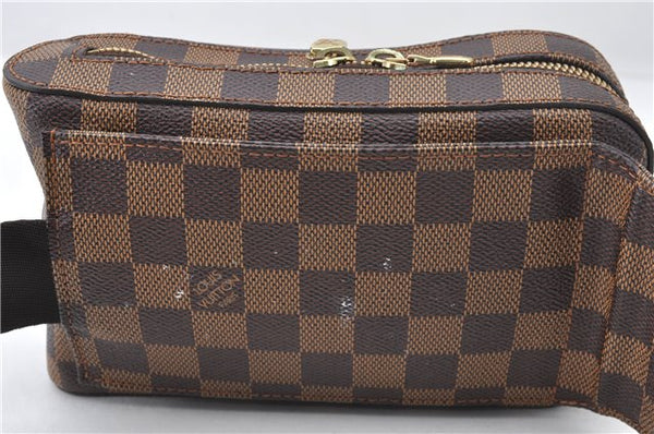 Authentic Louis Vuitton Damier Geronimos Waist Body Bag N51994 LV 6761E