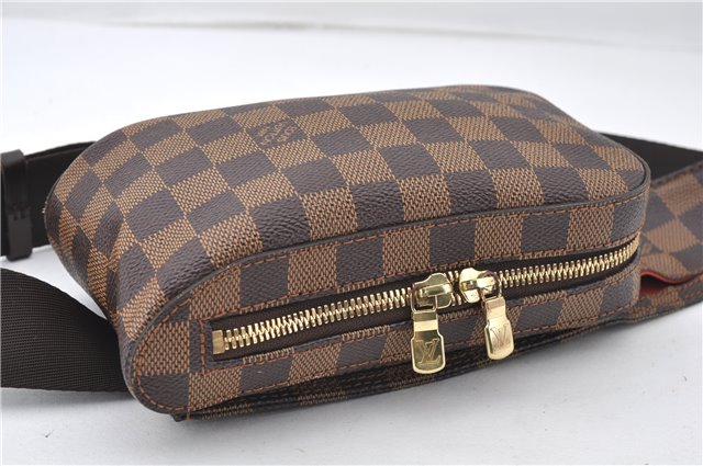 Authentic Louis Vuitton Damier Geronimos Waist Body Bag N51994 LV 6761E