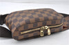 Authentic Louis Vuitton Damier Geronimos Waist Body Bag N51994 LV 6761E