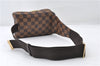 Authentic Louis Vuitton Damier Geronimos Waist Body Bag N51994 LV 6761E