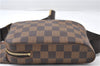 Authentic Louis Vuitton Damier Geronimos Waist Body Bag N51994 LV 6761E