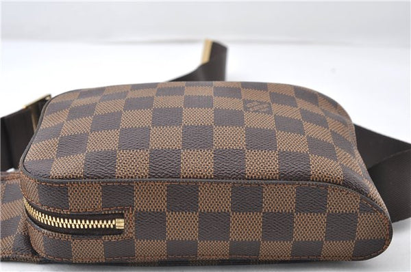 Authentic Louis Vuitton Damier Geronimos Waist Body Bag N51994 LV 6761E