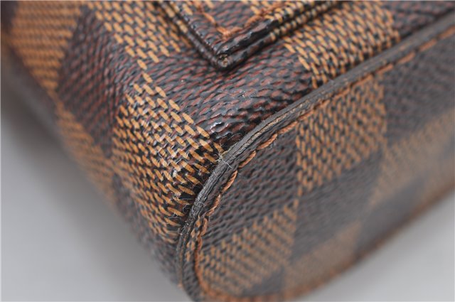 Authentic Louis Vuitton Damier Geronimos Waist Body Bag N51994 LV 6761E