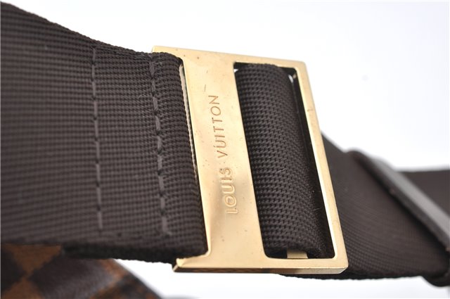 Authentic Louis Vuitton Damier Geronimos Waist Body Bag N51994 LV 6761E