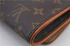 Authentic LOUIS VUITTON Monogram Pochette Twin GM Shoulder Bag M51852 LV 6762C