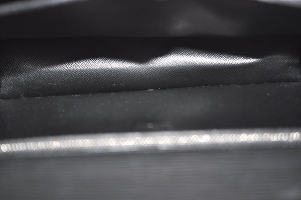 Auth Louis Vuitton Epi Pochette Sellier Dragonne Clutch Bag M52612 Black 6765E