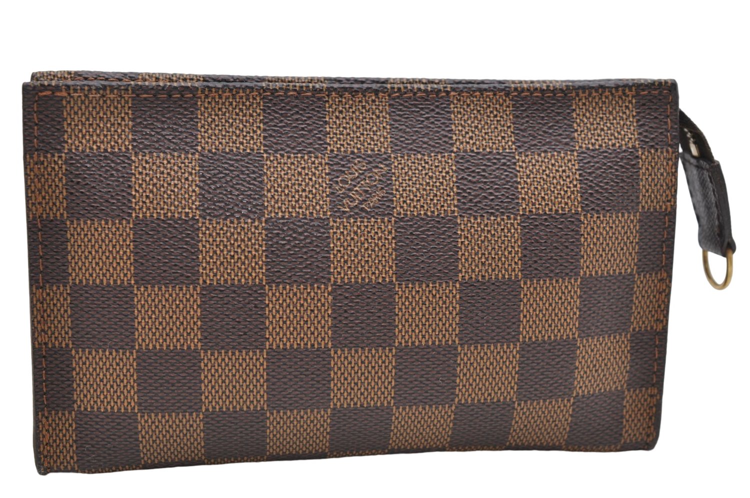 Authentic Louis Vuitton Damier Marais Bucket Pouch Purse Clutch LV 6766D