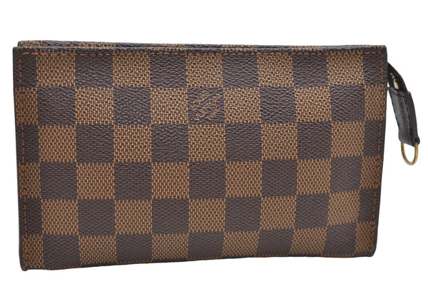 Authentic Louis Vuitton Damier Marais Bucket Pouch Purse Clutch LV 6766D