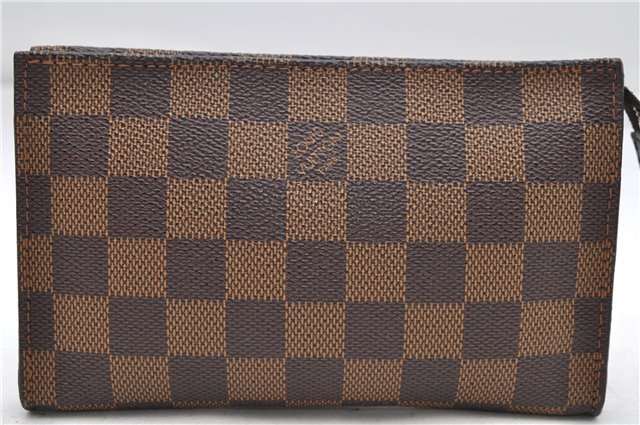 Authentic Louis Vuitton Damier Marais Bucket Pouch Purse Clutch LV 6766D