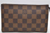 Authentic Louis Vuitton Damier Marais Bucket Pouch Purse Clutch LV 6766D