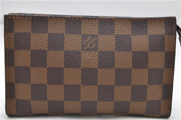 Authentic Louis Vuitton Damier Marais Bucket Pouch Purse Clutch LV 6766D