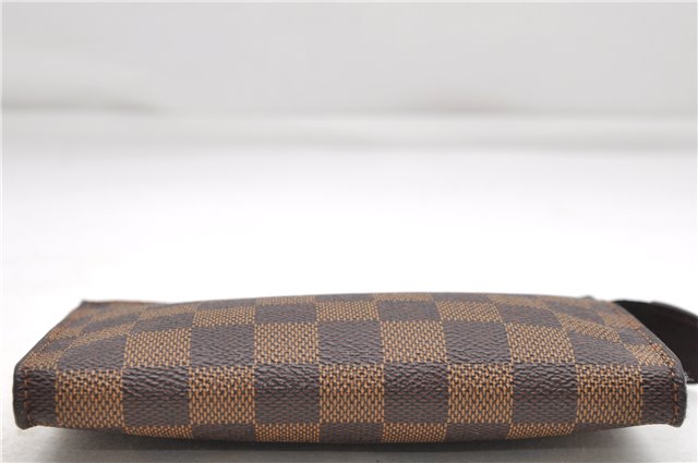 Authentic Louis Vuitton Damier Marais Bucket Pouch Purse Clutch LV 6766D