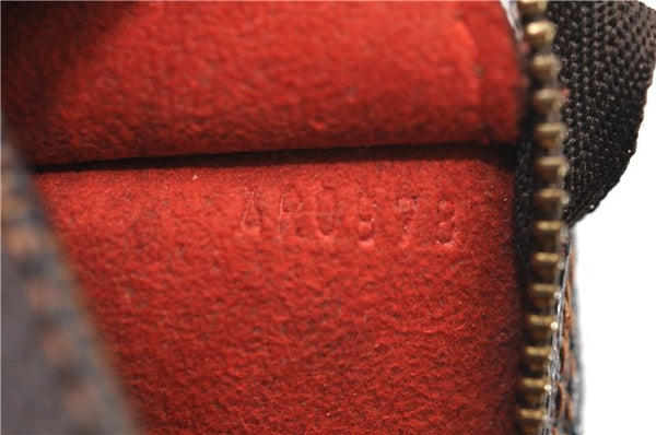 Authentic Louis Vuitton Damier Marais Bucket Pouch Purse Clutch LV 6766D