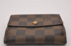 Auth Louis Vuitton Damier Porte Monnaie Billet Carte Credit N61652 Wallet 6766I